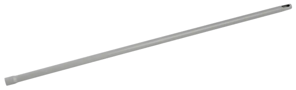Langes, schlankes Teil aus Metall, möglicherweise ein Rohr, das für Kaltwasserzulauf verwendet wird. Marke Wolf ist im Produktdesign integriert.